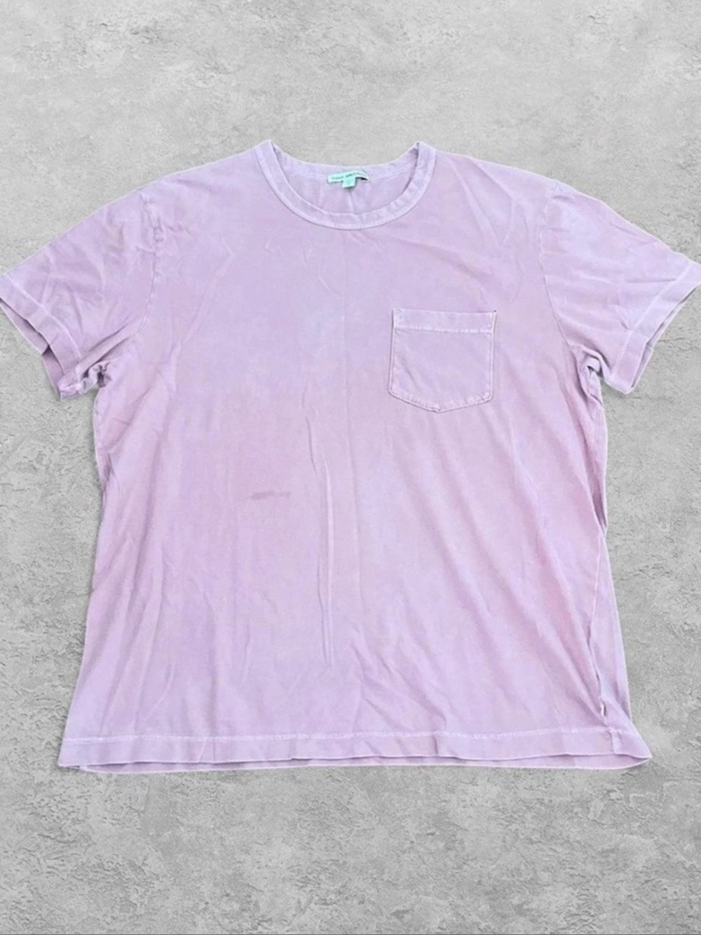 James Perse Lightweight Jersey Pocket Tee Pink 3 Minimalist Quiet Luxury
